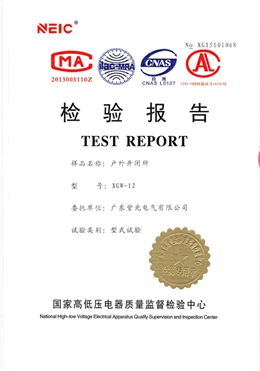 戶外開閉所型式試驗(yàn)報(bào)告